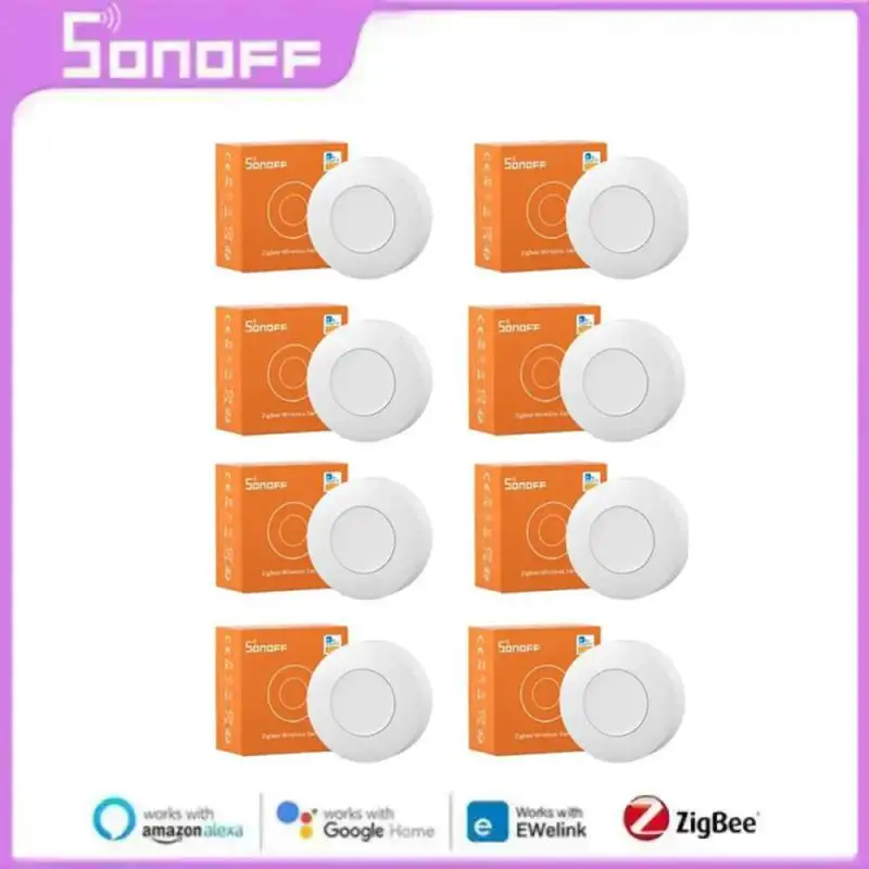 

SONOFF SNZB-01P Zigbee Беспроводная кнопка переключения Smart Scene Switch Двустороннее управление умным домом для EWeLink APP Alexa Smartthings