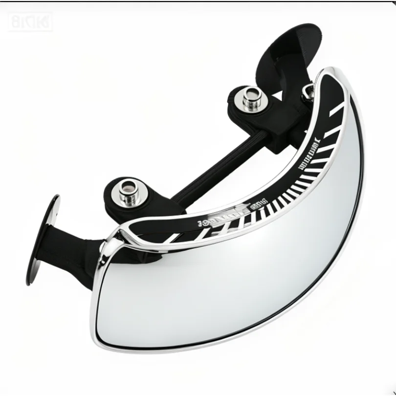 

180° Wide Angle Motorcycle Rearview Mirror Large View Anti-wind Auxiliary Blind Spot Mirror Universal Safety Rear View Mirror