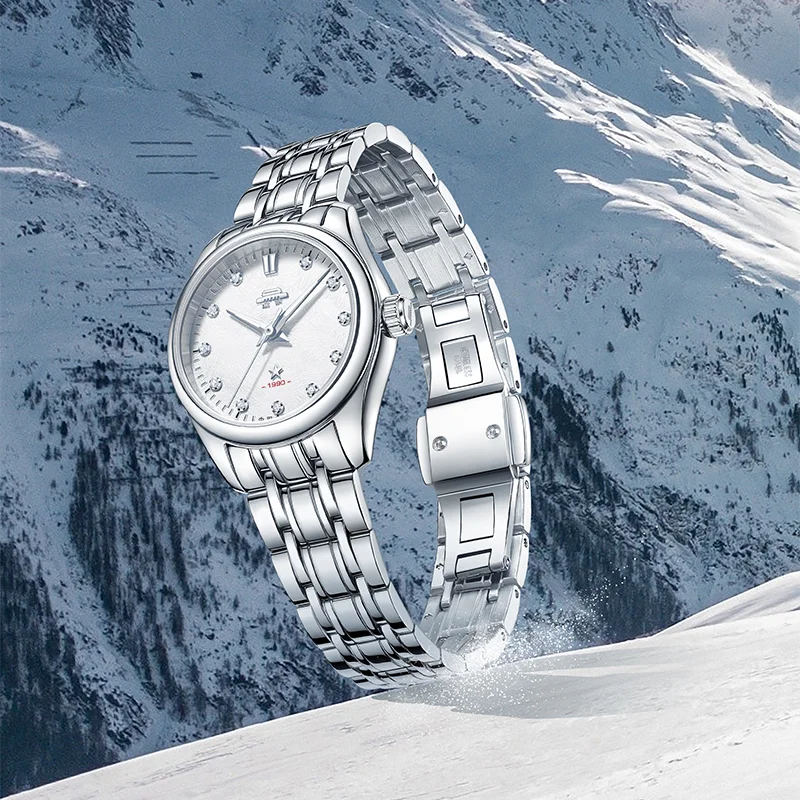 Beijing Watch Beijing Classic Series Everest Couple Watch 28mm hand watch ladies watches women minimalist watch mechanical view 5