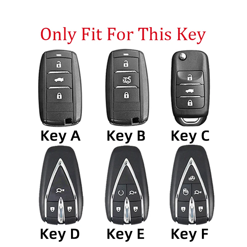 Alloy Car Key Case Cover Shell For Changan CS35 Plus CS55 PLUS CS75 PLUS Eado UNI-T Oushang X5 X7 EV 2019 2020 2021 Accessories