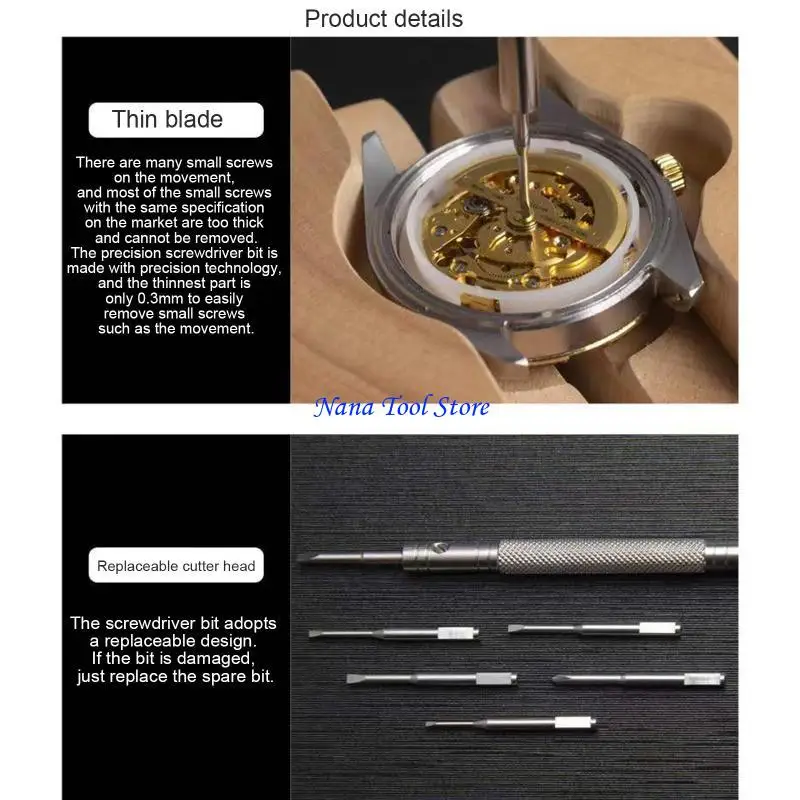 31GJ Professional Schraubendreher Set Micro-Präzisionsschraubendreher Super-dünn