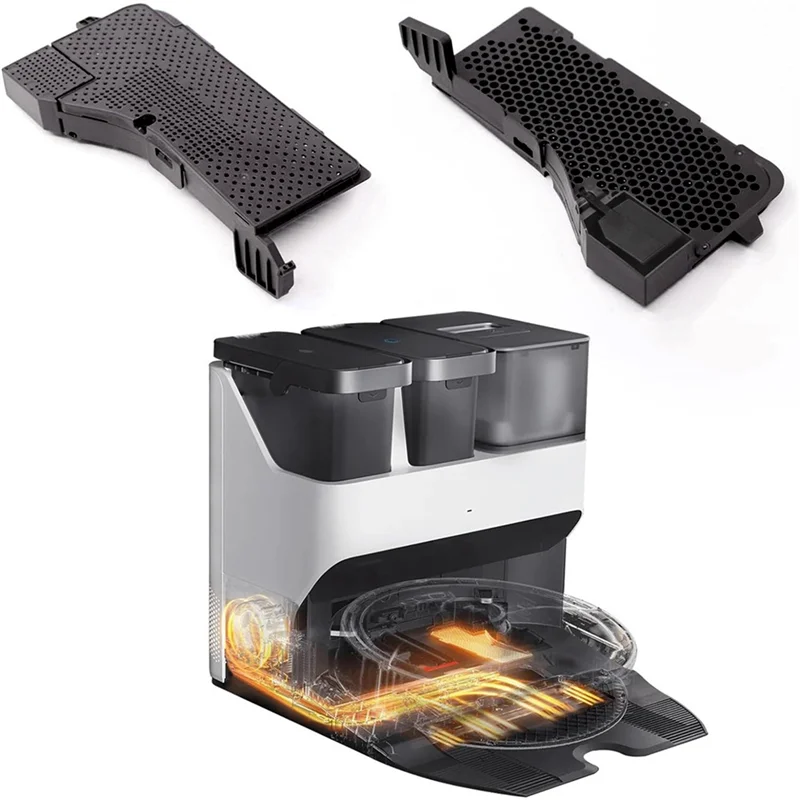 ABUD-4X Spazzola di manutenzione e accessori per il montaggio del filtro dell'acqua per Roborock S7 Max Dock di riempimento per lavaggio vuoto ultra completamente automatico