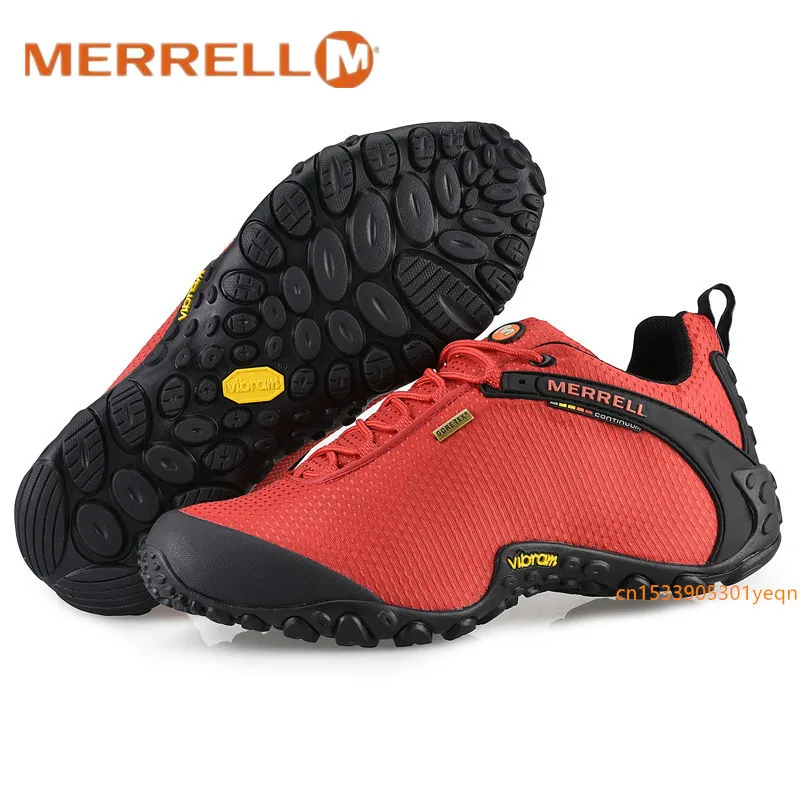 Authentique Merrell Men Women Breathable Mesh Camping Outdoor Sports Shoes For Male Waterproof Mountaineer Climbing shoes 36-46