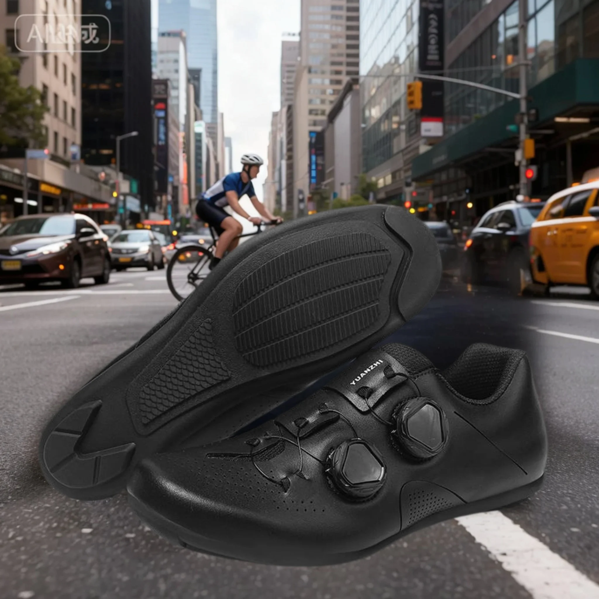 

New sidebike cycling shoes ultralight 14 level hardness carbon sole men wide road bike shoes professional self-locking cleats