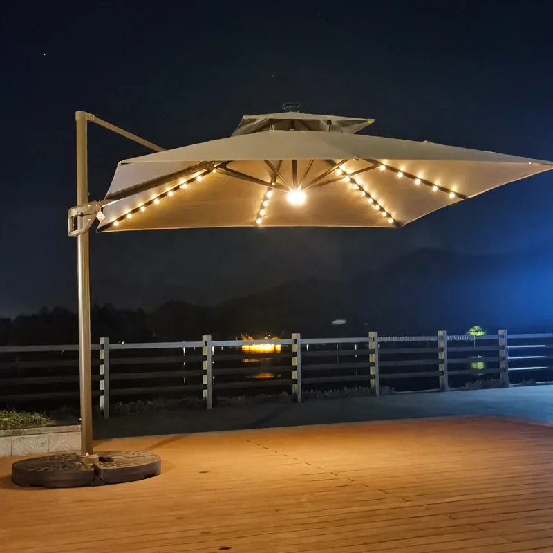 

Aluminum Patio Roma Parasol Roman Umbrella for Garden Shading Patio Umbrella Outdoor