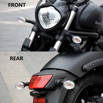 Indicador de señal de giro para motocicleta, luz intermitente para KAWASAKI EX250R NINJA 250R KLX250/S/SF KLX 300/250/230/150/L Vulcan S 125