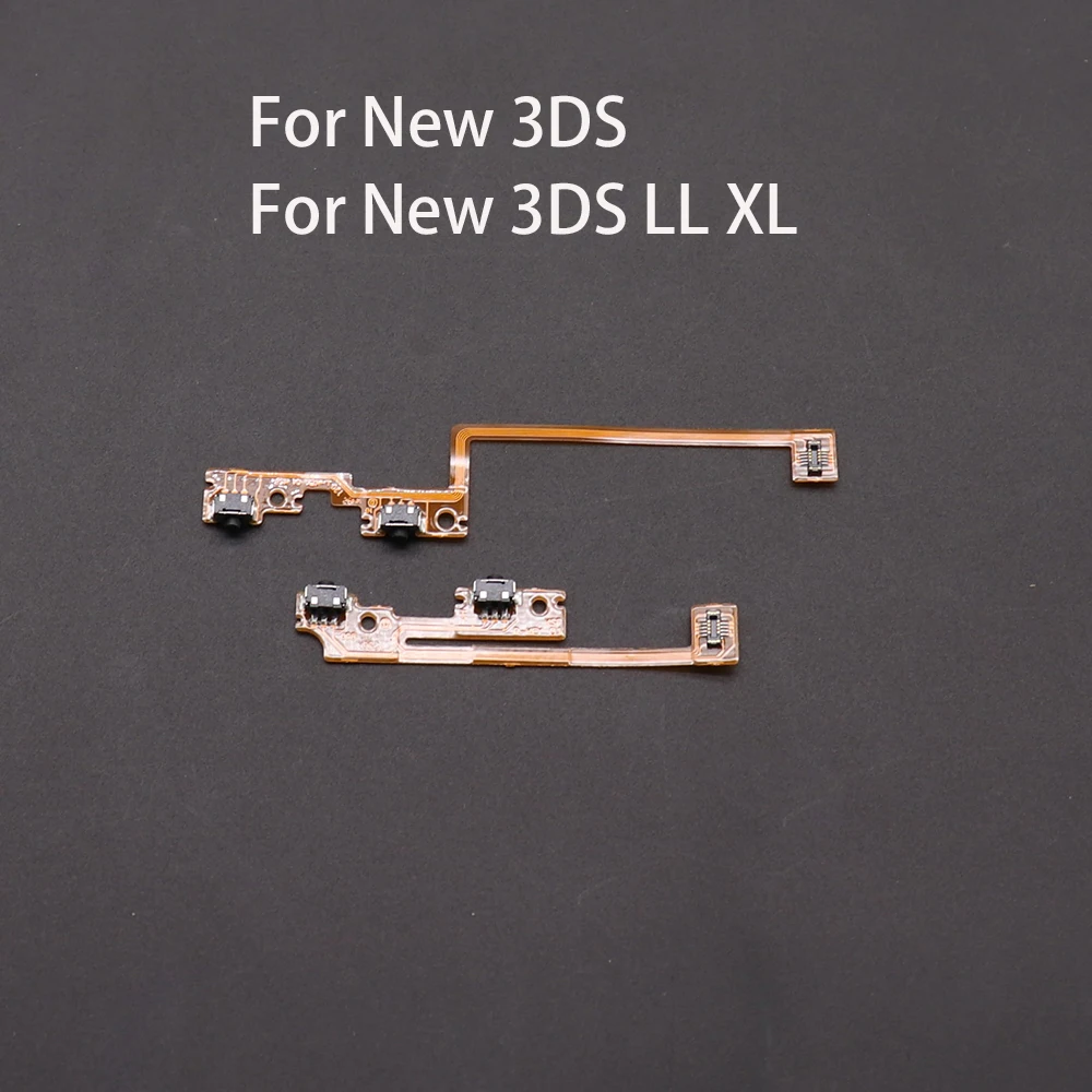 1/3 Stück L/R Schultertasten mit Flexkabel für 3DS 3DSLL 3DSXL New 3DS LL XL Reparatur Links Rechts Schalter Auslöser