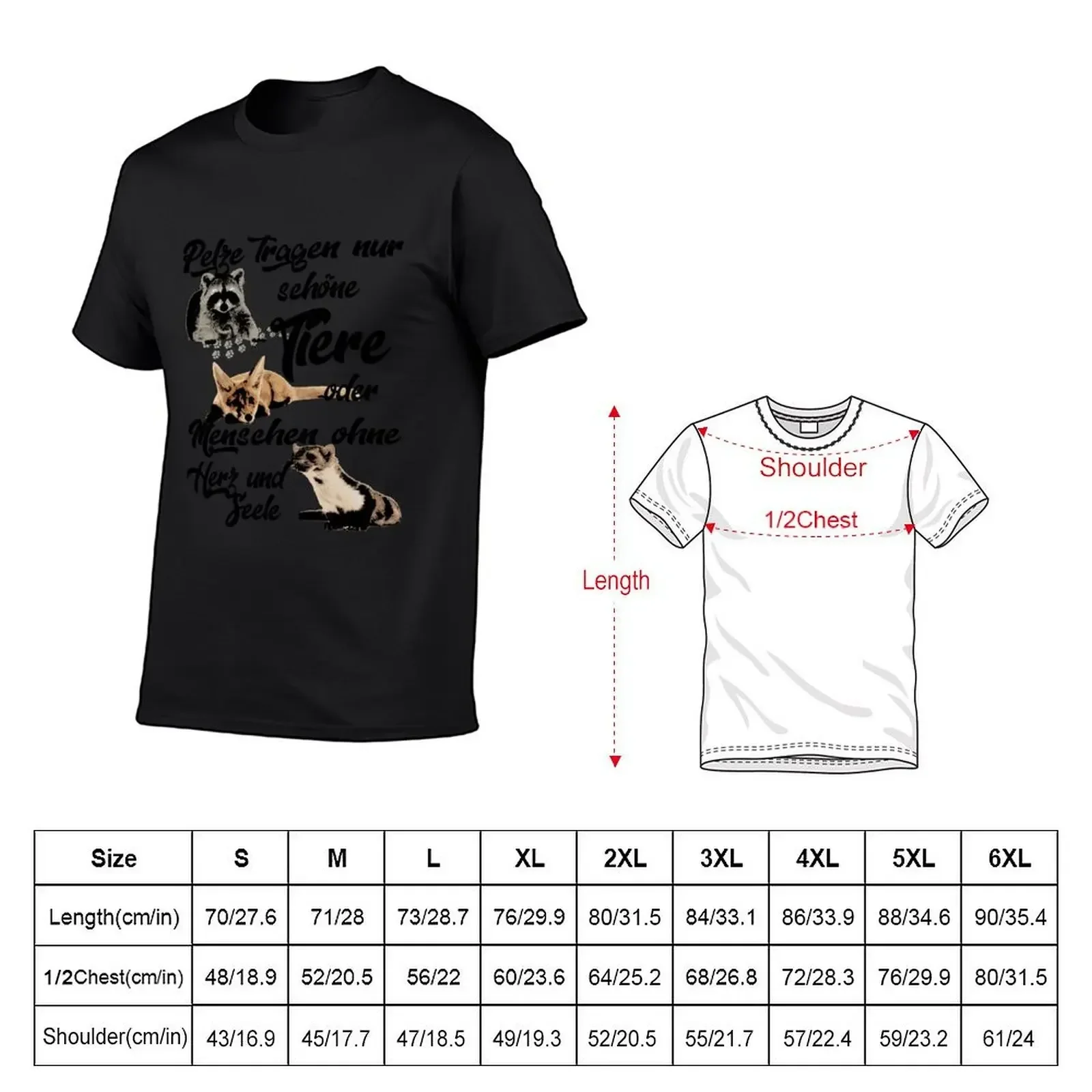 Beech marten, fox, animal welfare raccoon T-Shirt baggy shirts aesthetic clothes cotton t shirt men