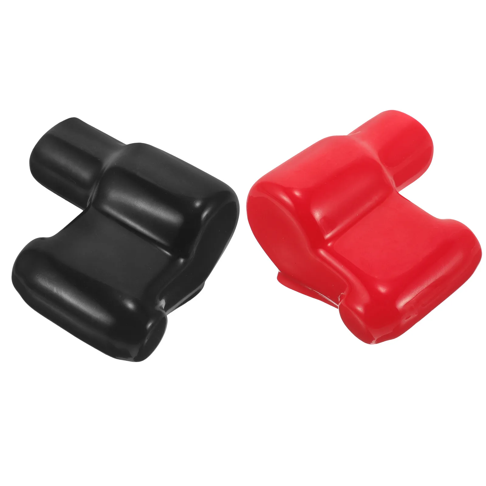 

1Pair Terminal Cover Heavy Duty PVC Insulated Protective Sleeve for Car Truck Rv Boat Marine Terminal Caps Kit