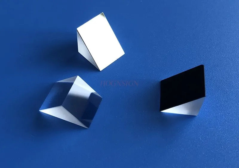 1pcs Right angle triangular prism 5*5mm external reflection prism custom optical laser reflection prism processing small right