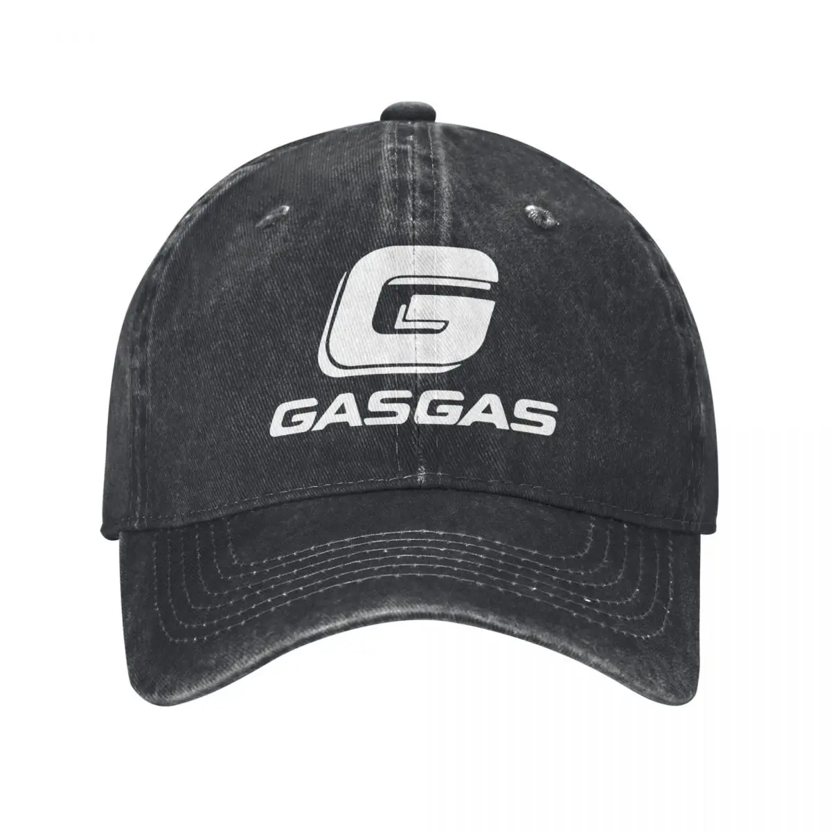 GasGas Motorcycle Unisex Baseball Cap Racing Mountain Bike Distressed Cotton Hats Outdoor Summer Unstructured Soft Snapback Hat