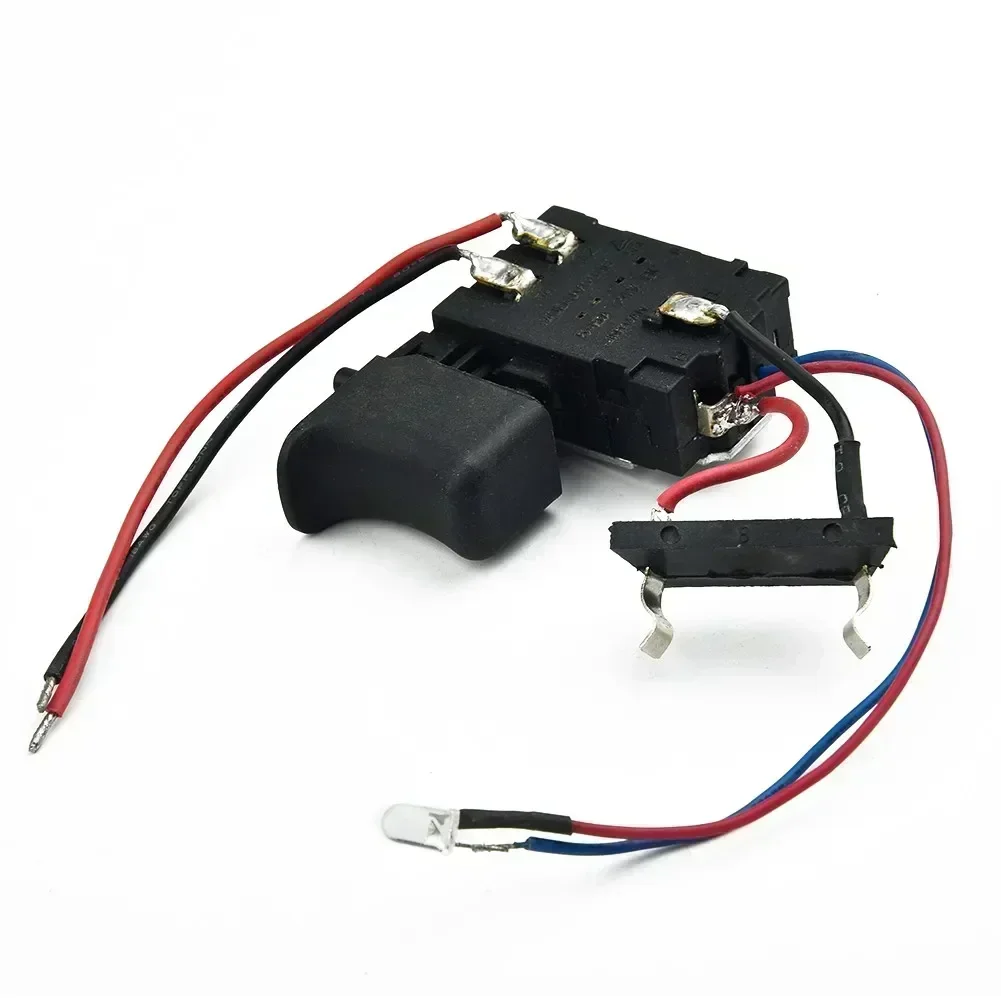 Push Button Trigger Switch For Electric Drill, DC 7 2 24V Charge Function, Replace Damaged Switch, Plastic And Metal Material