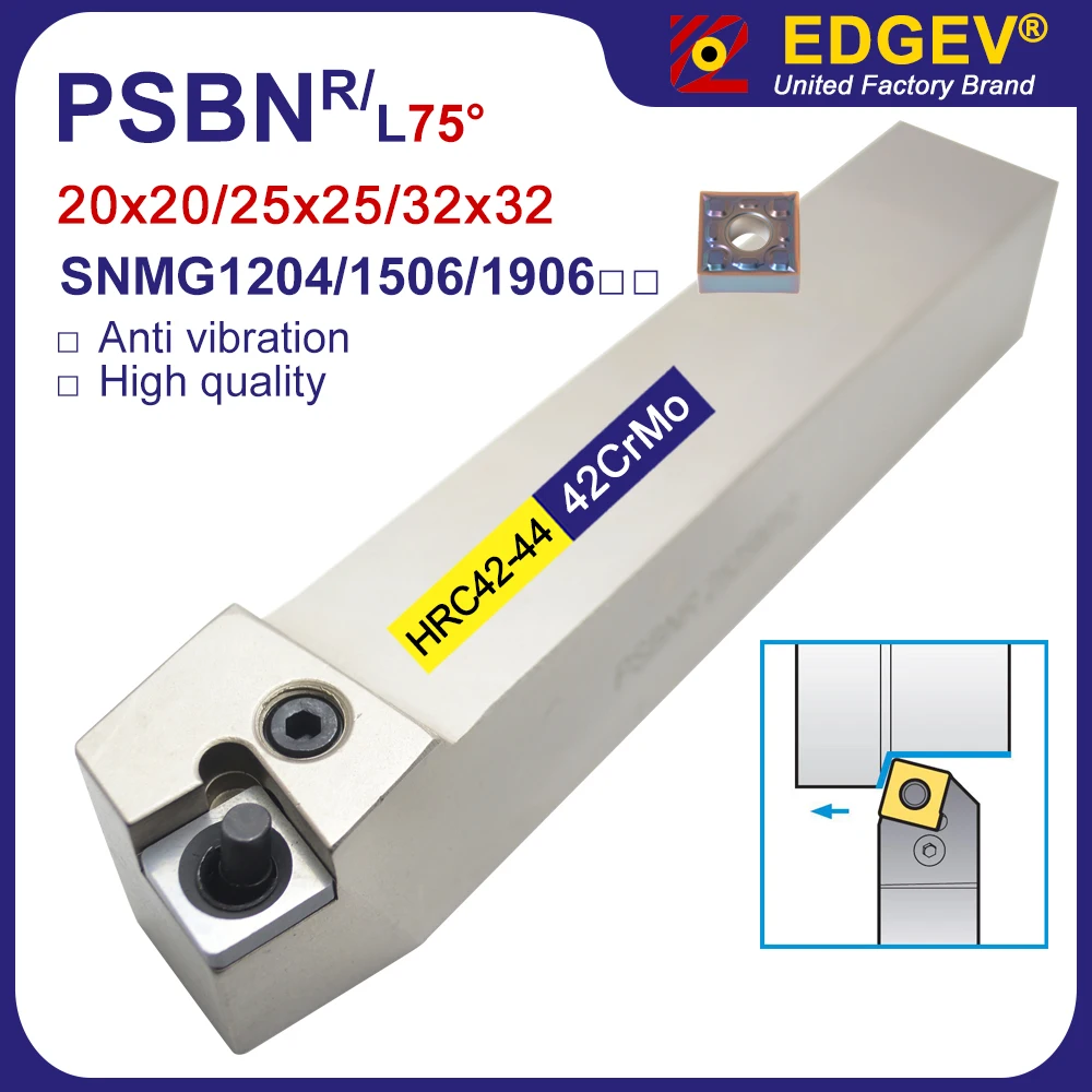 

PSBNL PSBNR 2020 2525 3232 Metal Lathe Cutter PSBNR2020 PSBNR2525 Turning Tool for SNMG120408 SNMG150608 SNMG190612 SNMG Holder