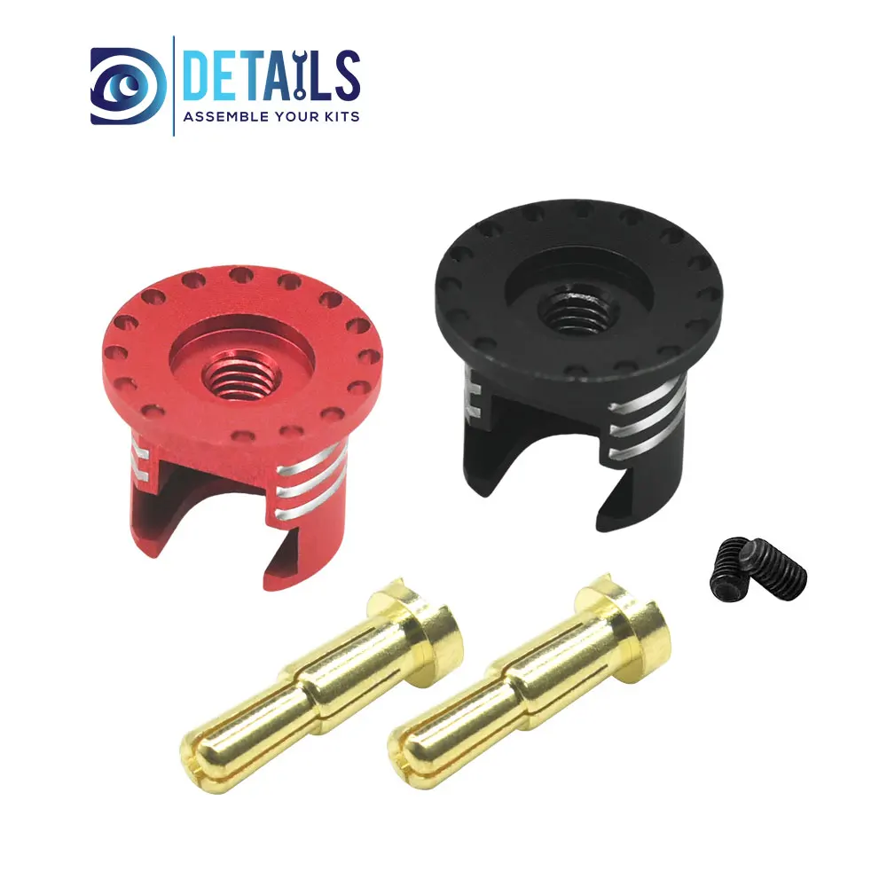 

Hobby Details Heatsink Bullet Plug Grips with 4to5mm Bullets