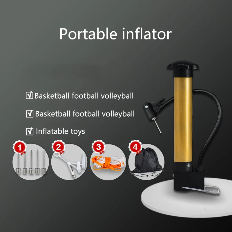 Basketball Mini Pump Football Volleyball Inflation Needle Balloon Portable Ball Needle Universal Toy Ball Bicycle Charger Inflat