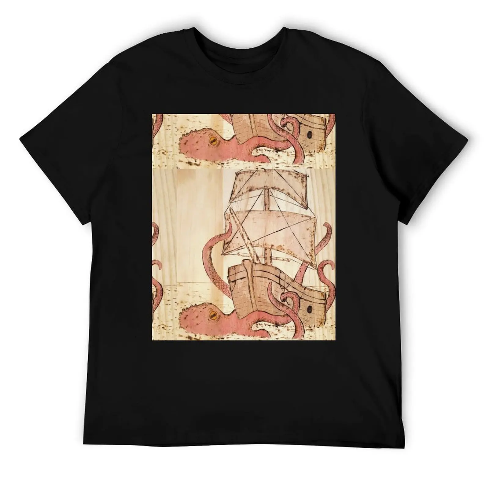

Kraken! T-Shirt t shirts for man cotton soft anime t shirts for man man t shirt heavy cotton T-Shirt