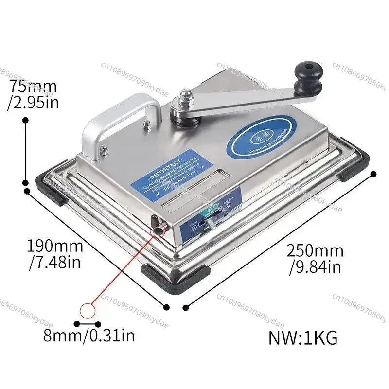 8mm manual cigarette machine manual cigarette injector household stainless steel hand cranked cigarette filling machine