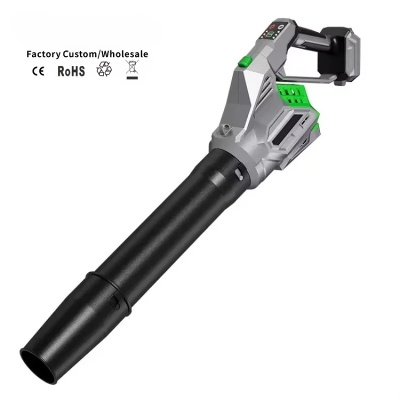 Industrial High-Power 21V Cordless Leaf Blower Turbo Air Speed Long Runtime Brushless Motor 4000mAh Battery Compact