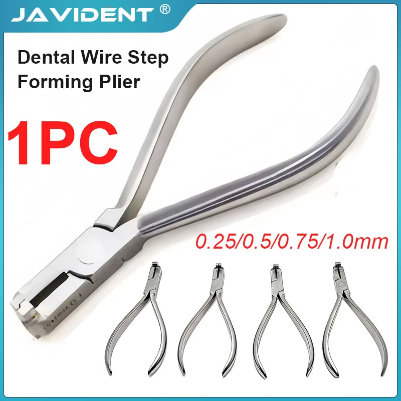 Dental Wire Step Forming Plier Orthodontic 304Stainless Steel Bend Forcep Resistant Sterilizable Dental Instrument Tool