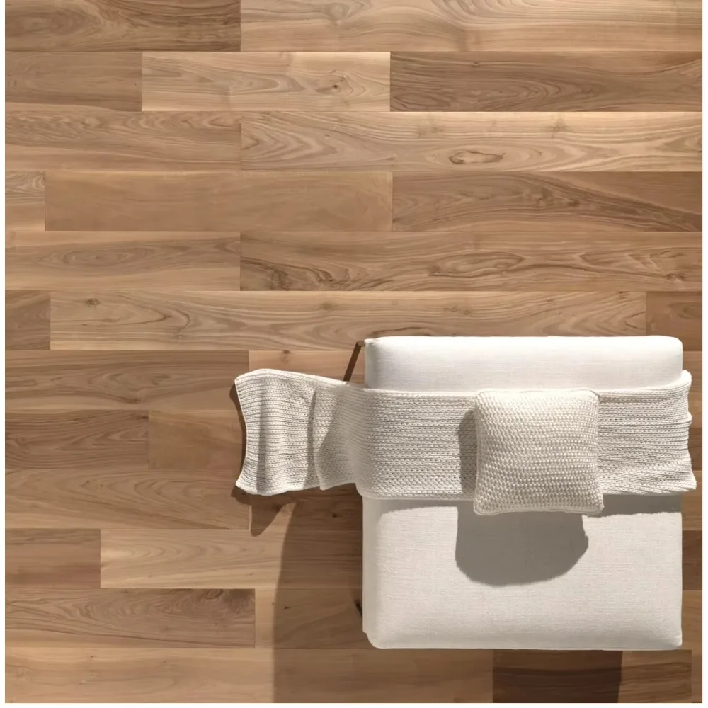 نسخة مخصصة من أرضية خشبية هندسية متعددة الطبقات من خشب الجوز #1