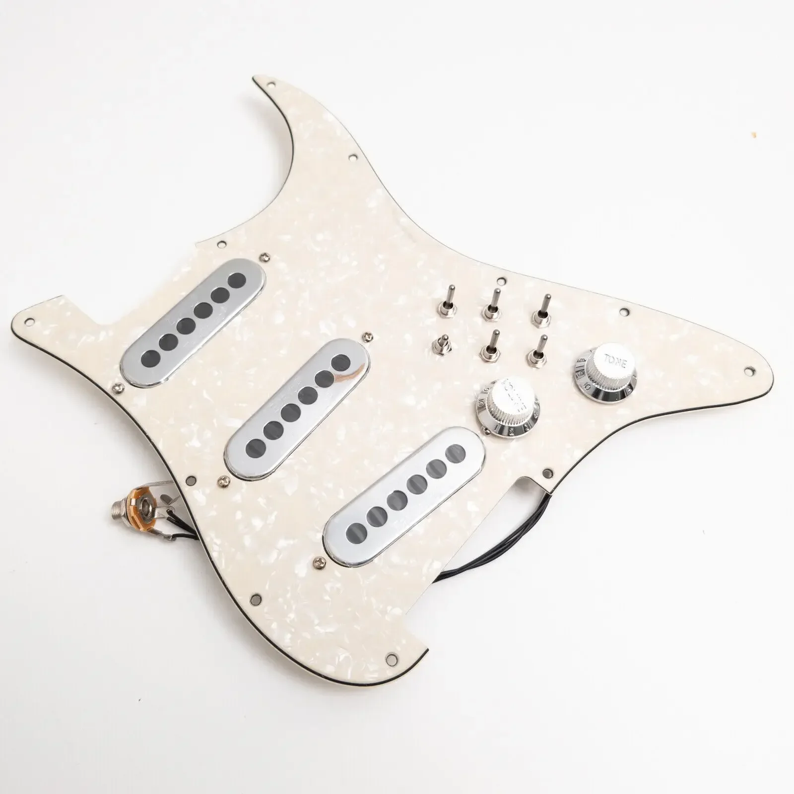 خصم حار بيع-الغيتار الكهربائي محملة مسبقا Pickguard مع 3 تبديل 3 المرحلة التبديل لاقط استبدال جزء ل ST القيثارات