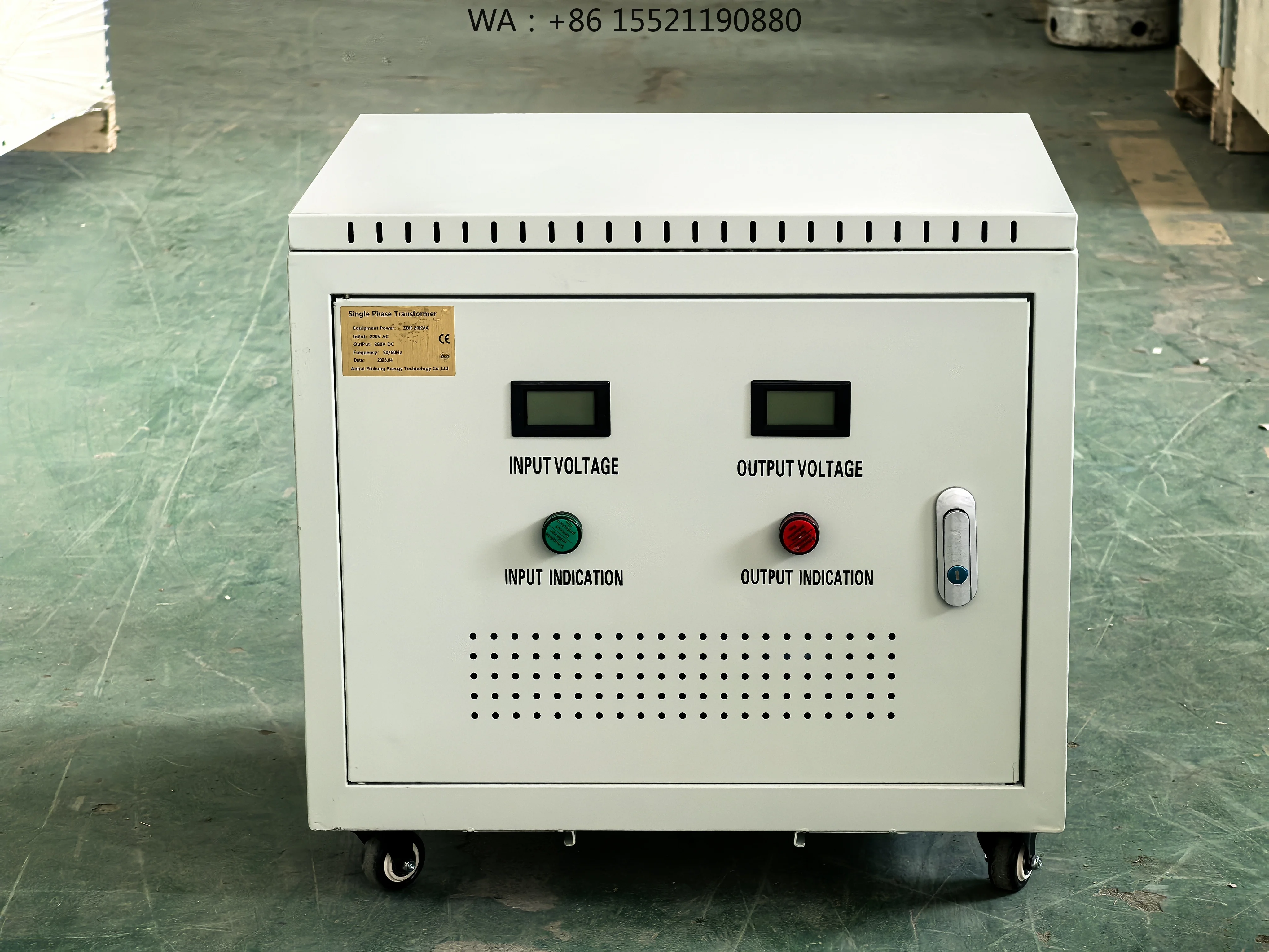 Transformer 240V to 220V Single Phase Isolation