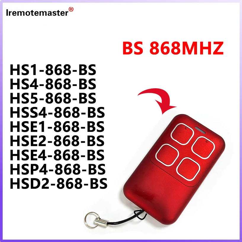 868MHz HSE4-868-BS HSE2-868-BS HS4-868-BS HS5-868-BS BiSecur Garage Door Remote Control Duplicator