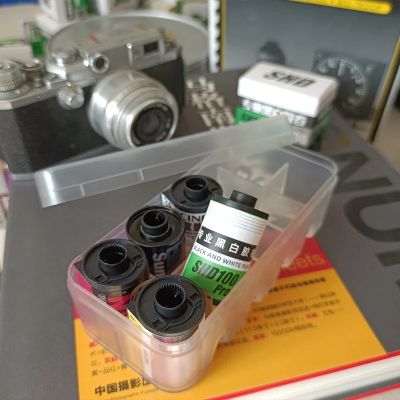 1/3/5 Rolls SHD 100Pro 36 sheets/Roll Black and White Negative Film 135 Film Retro Point And Shoot Camera(Expiration Date:2026)