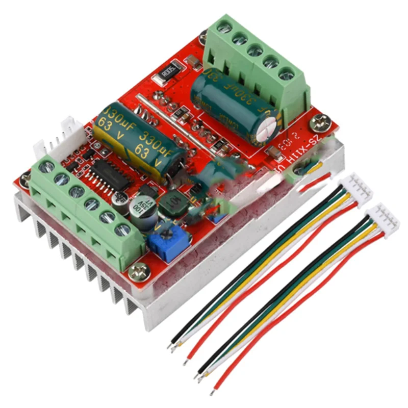 3X DC 6-60V 400W BLDC Three Phase DC Brushless Motor Controller PWM Hall Motor Control Driver Board 12V 48V-B61B