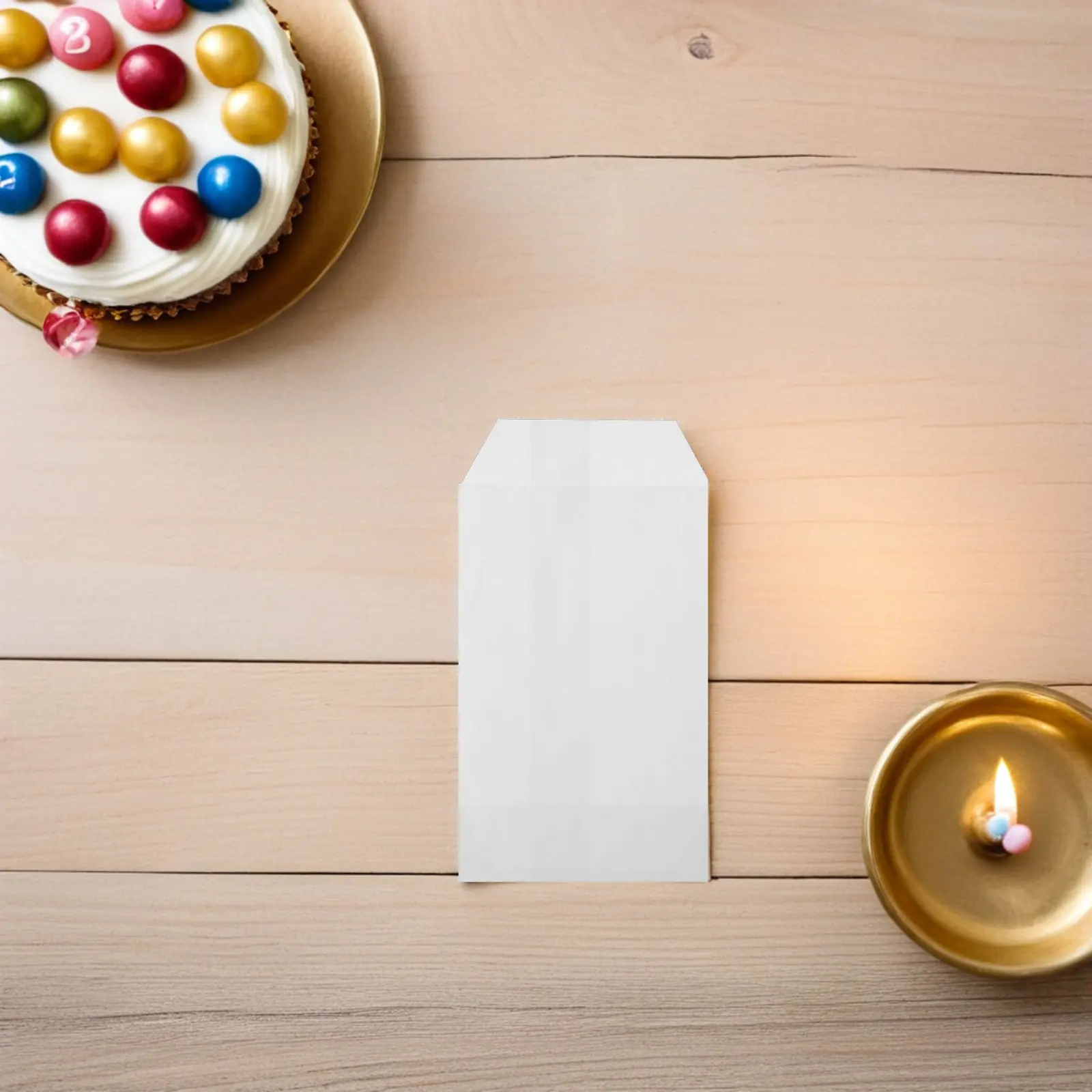150Pcs Semi-Transparent Glassine Wax Paper Bags Oil Moisture Resistant Bakery Cookie Pastry Sandwich Flower Bouquet Dessert