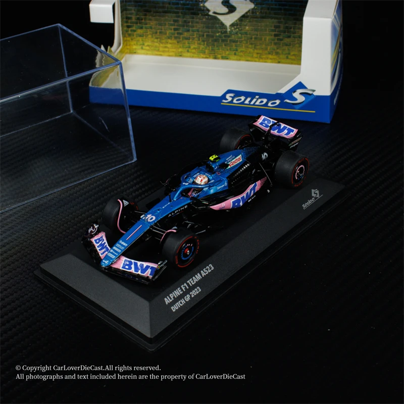 SOLIDO 1:43 F1 2023 ALPINE A523 No10.P.GASLY DUTCH GP / No.31 E.OCON MONACO GP Diecast Model Car