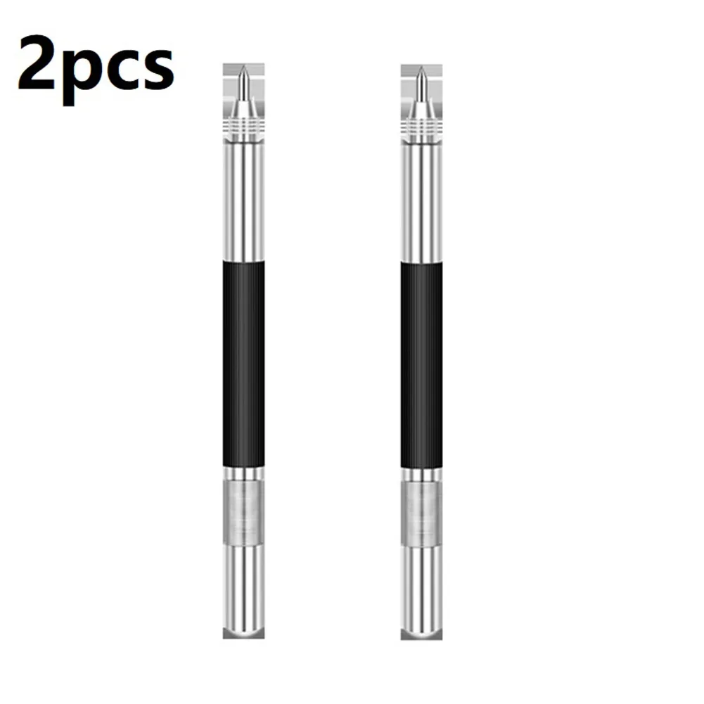 Imagem -03 - Double End Tungsten Aço Dica Scriber Clip Pen Metal Construção Marcação Ferramentas Cerâmica Vidro Shell Metal Drop Shipping 137 Milímetros