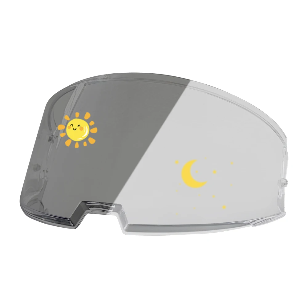 Photochromic Dark tea & red Visor For LS2 FF906 Advant Helmet Lens