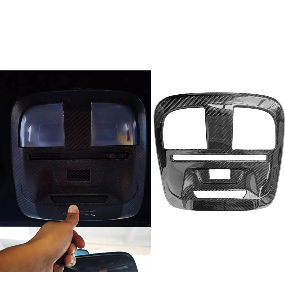 

Dry Carbon Fiber Interior Kits Reading Light Frame Cover For 2022 Subaru BRZ