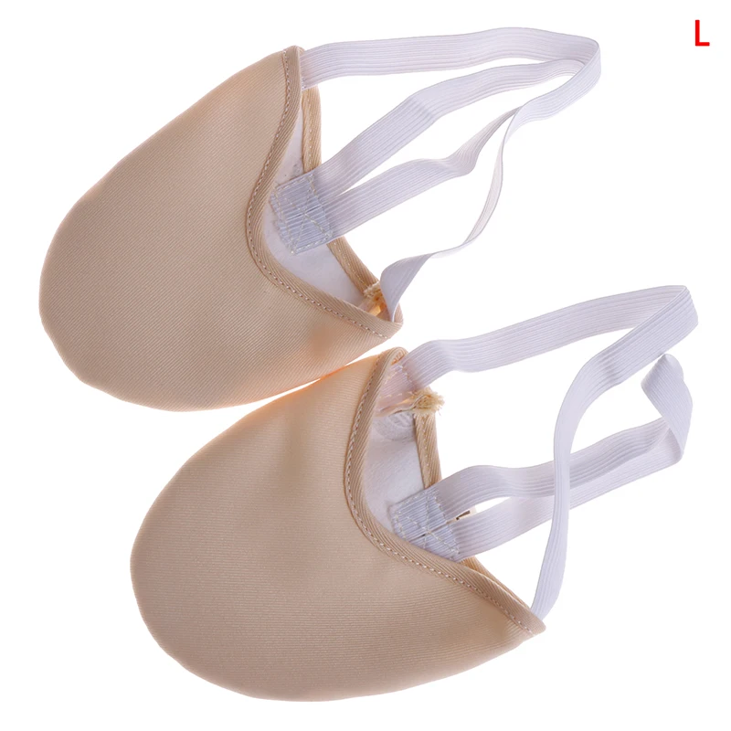 Half Length Rhythmic Gymnastic Shoes Roupa Ginastica Child Adult Gymnastics Pig Skin Sole Shoes Beige Dancing Dance