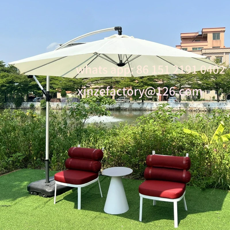 

Customizable metal tables and chairs outdoor balcony terrace waterproof sunscreen coffee table recliner combination furniture