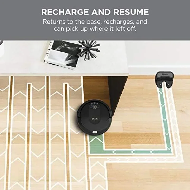 D2BShark AV993 IQ Robot Vacuum,Self Cleaning Brushroll,Advanced Navigation,Perfect for Pet Hair,Compatible with Alexa,Wi Fi ,