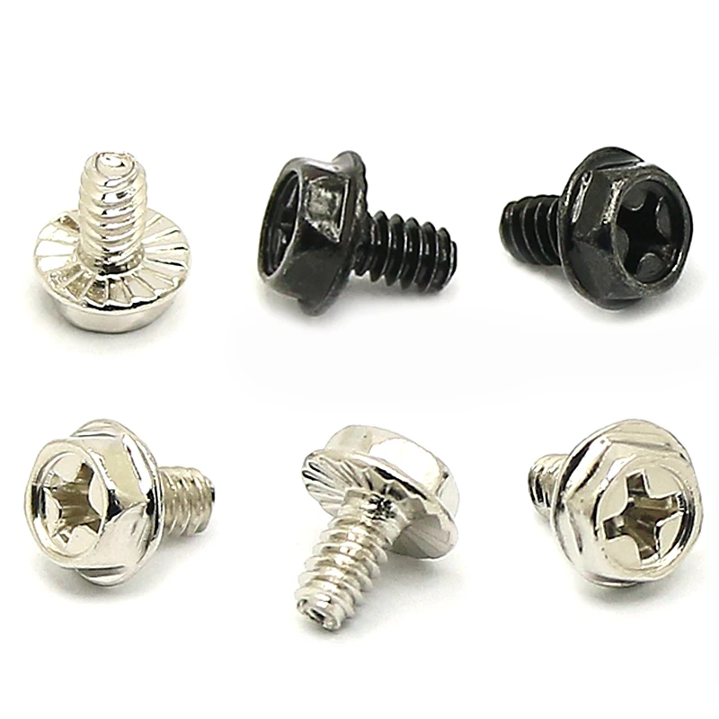 

Computer PC Case Phillips Screw 6#-32x5/6/8mm Power Supply PSU Hard Drive HDD Motherboard Video Card Mount Fix Repair Screws