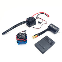 Waterproof 3650 3900KV Brushless Motor 60A S-80A 80A ESC S-120A 120A Brushless ESC Combo Set for 1/8 1/10 1:10 RC Car Truck