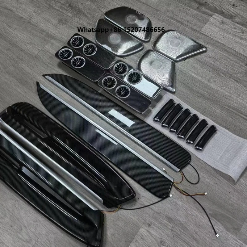 Carbon Fiber Air Vent Speaker Grille Door Panel Trim for  V-Class V260 (2003-2008) with Easy Installation