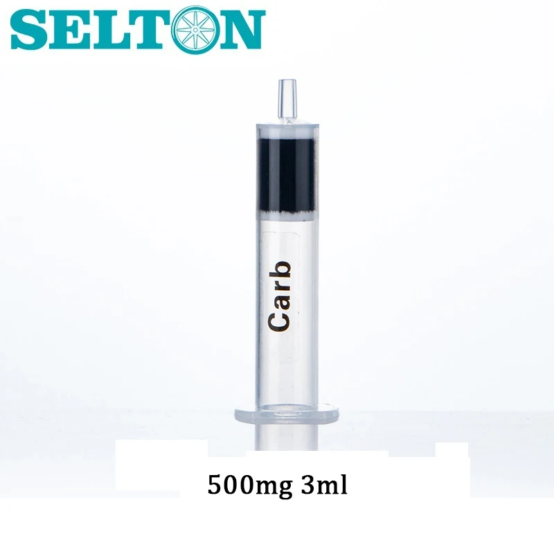 Carb GCB Solid Phase Extraction Column Graphitized Carbon Black Aromatic Amine Non Polar Compound 500mg 3ml