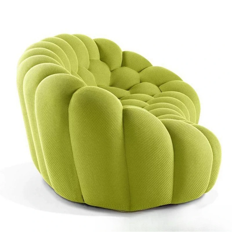 Italian light luxury, bubble curved special-shaped high-value sofa