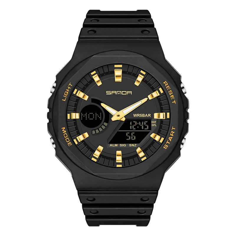 UTHAI CE64 reloj electrónico deportivo para hombre y mujer, reloj de pulsera a la moda, despertador resistente al agua hasta 50M, relojes