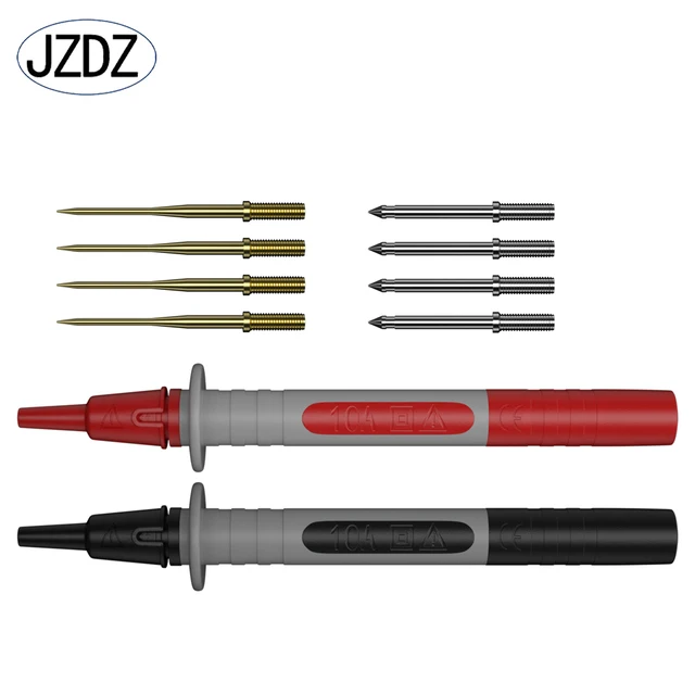 JZDZ 1 zestaw 2 szt. Multimetr sonda testowa wymienna igła uniwersalny długopis testowy J.30013A