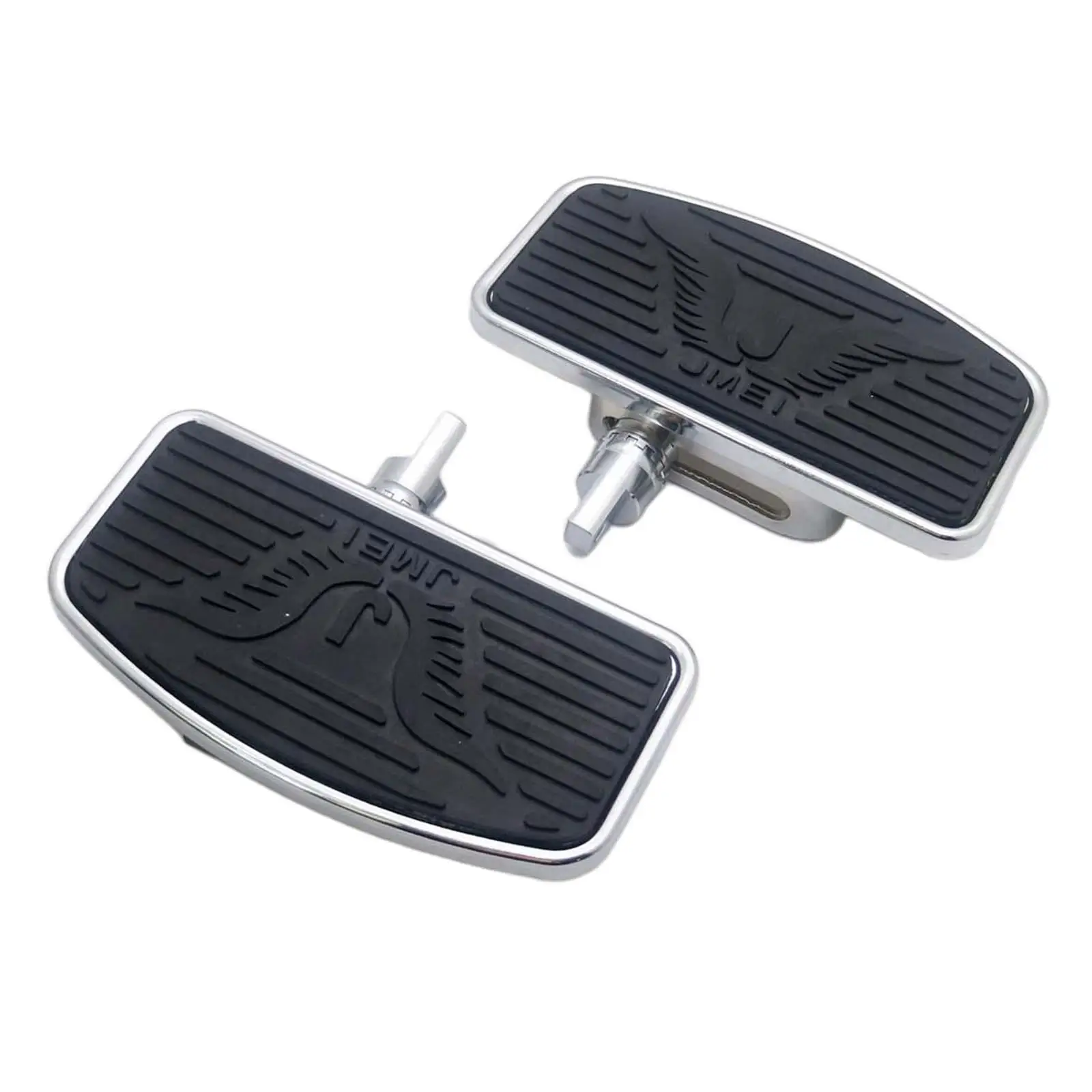 

1Pair Rear Passenger Footrest Footpads for Harley Sportster 883 1200 Dyna