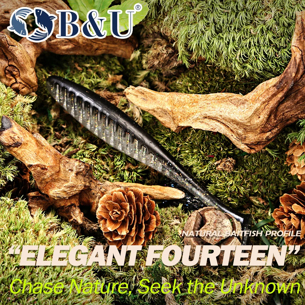 B&U Garnelen-Duft Paddle Tail Swimbait Weichplastik-Angelköder 75mm 100mm 120mm für Barsch, Hecht, Zander – Detail 6