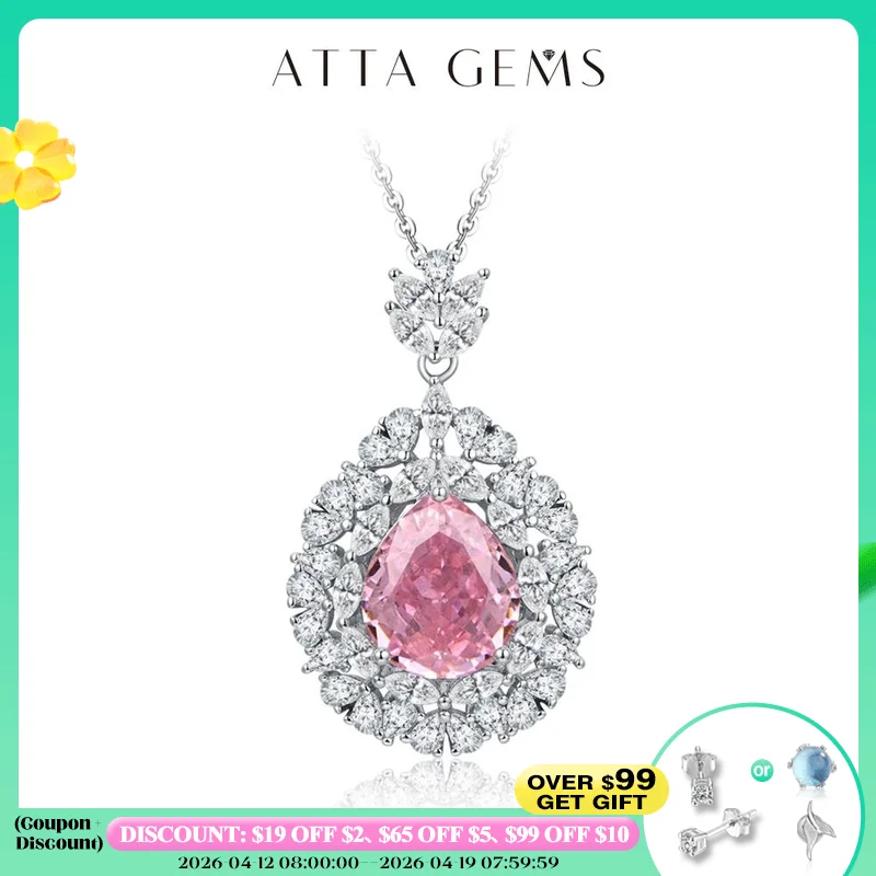 

Роскошное ожерелье ATTAGEMS 2024 с фианитом огранки маркиза 4*2 из стерлингового серебра 925 пробы, ожерелье для женщин с сертификатом, свадебные украшения, подарок