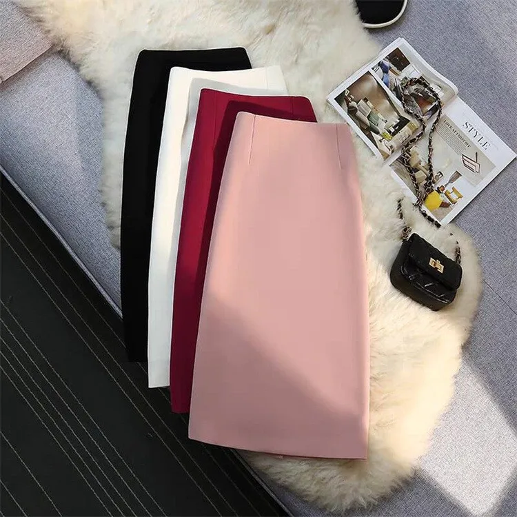 

Женский костюм f Юбка миди прямого кроя лето 2025 для поездок на работу с асимметричным подолом облегающая юбка Busin Casual