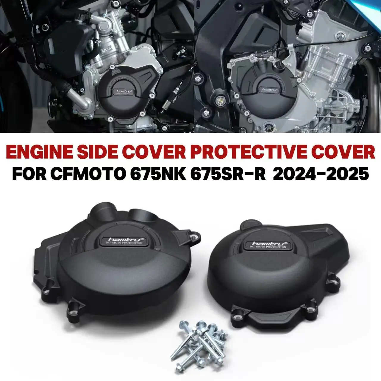 

675SS 675 NK motorcycle engine protective cover engine safety cover fall protector CF 675NK 675SR-R 675SRR 675SS 2024-2025