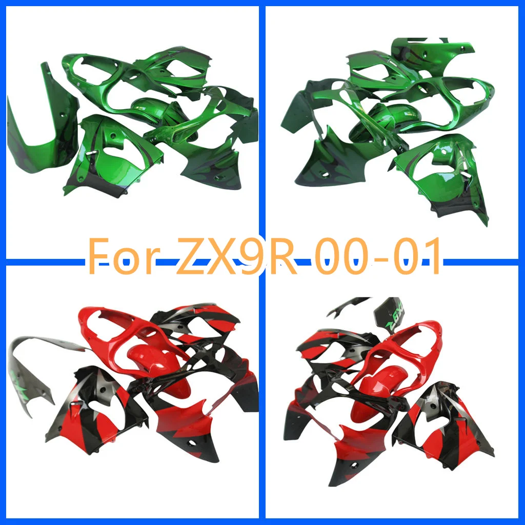 Customize Prime Fairing Set for Kawasaki 00 01 ZX9R 2000 2001 ZX-9R ZX 9R High Quality Motorcycle Body Repair Aftermarket Parts